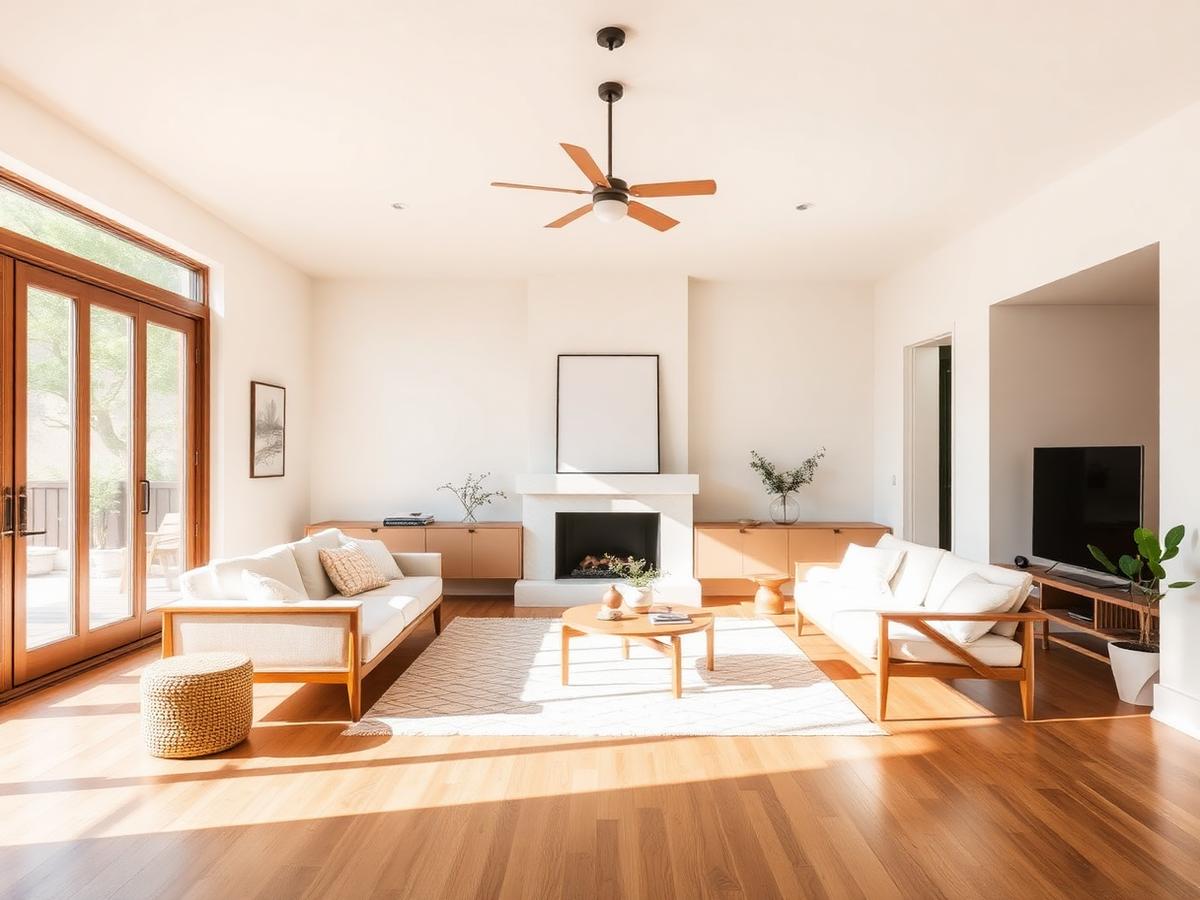 Bright, welcoming first home interior